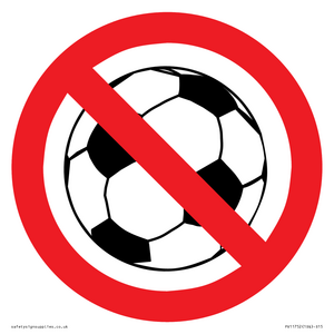 P909 Prohibition: No ball games